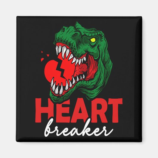 Aimant Anti Valentines Day Single Heart Breaker T Rex Di  (Devant)