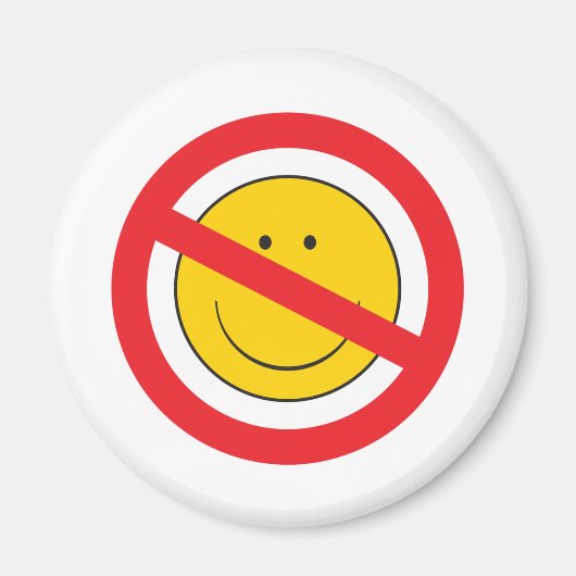 Aimant Anti-Visage Souriant (Devant)