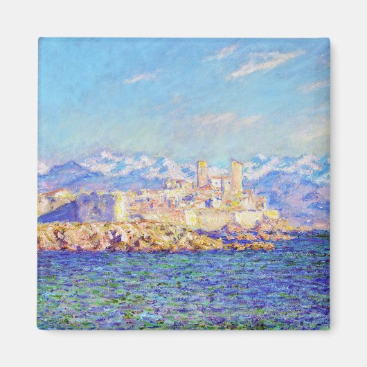 Aimant Antibes, Effet après-midi, 1888 Claude Monet cool, (Devant)