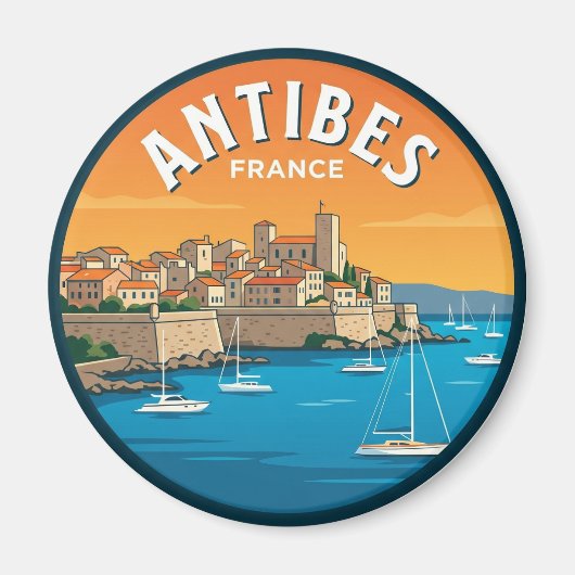 Aimant Antibes France (Devant)