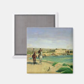 Aimant Antibes, la promenade à cheval, 1868 (Recto/Verso)