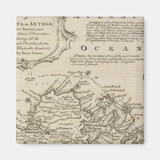 Aimant Antigua ou Antego (Devant)