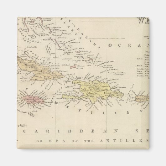 Aimant Antilles 4 (Devant)