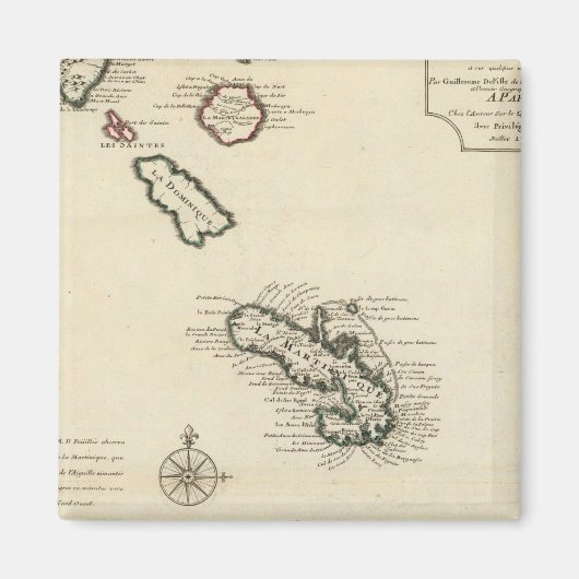 Aimant Antilles 7 (Devant)