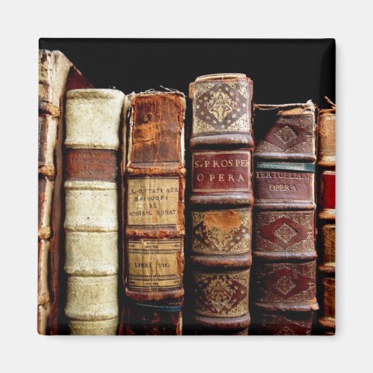 Aimant Antique 18ème siècle Design Livres liants en cuir (Devant)