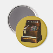 Aimant Antique caisse enregistreuse, commerce de détail V (Recto/Verso)