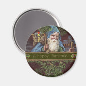 Aimant Antique de Noël des Père Noël Angels victoriens (Recto/Verso)