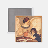 Aimant Antique française au chocolat (Recto/Verso)