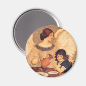 Aimant Antique française au chocolat (Recto/Verso)