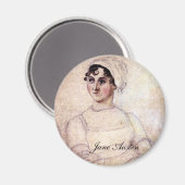 Aimant Antique Jane Austen Portrait (Recto/Verso)