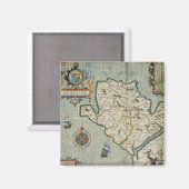 Aimant Antique vieille carte inspirée (7) (Recto/Verso)