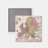 Aimant Antique vieille carte inspirée (9) (Recto/Verso)