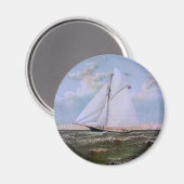 Aimant Antique voilier Slot Yacht Voilier Ocean (Recto/Verso)