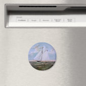 Aimant Antique voilier Slot Yacht Voilier Ocean (In Situ (Lave-vaisselle))