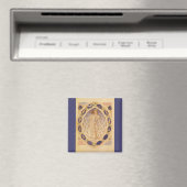 Aimant Antique Zodiaque céleste, Astrologie Vintage (In Situ (Lave-vaisselle))