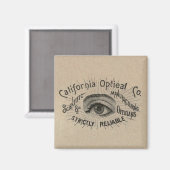 Aimant Antiquité des yeux Publicité optique (Recto/Verso)