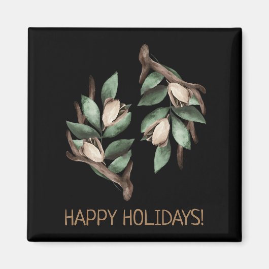 Aimant Antler avec branche verte (Devant)