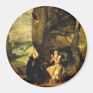 Aimant Antoine le Grand et Paul de Thèbes