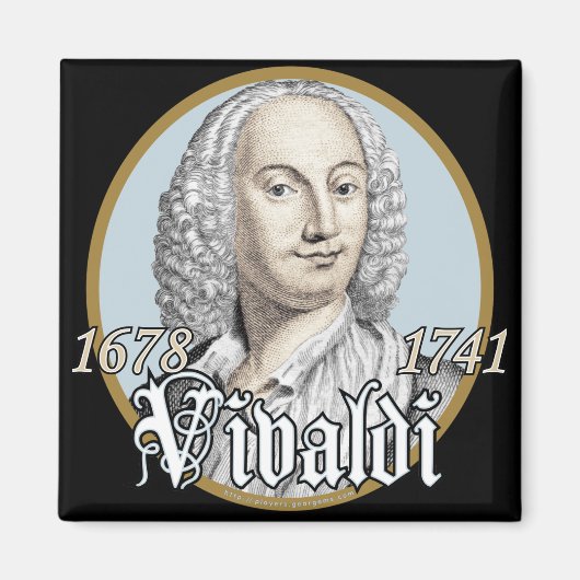 Aimant Antonio Vivaldi (Devant)