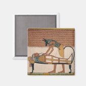 Aimant Anubis assiste à la maman de Sennedjem (Recto/Verso)