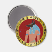 Aimant Anubis, Dieu égyptien (Recto/Verso)