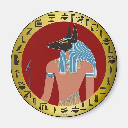 Aimant Anubis, Dieu égyptien (Devant)