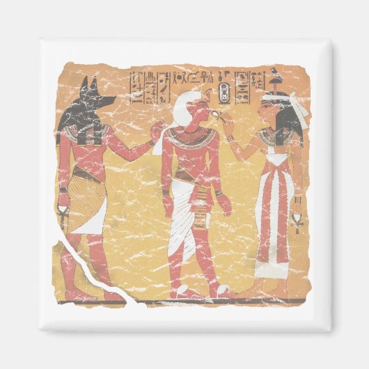 Aimant Anubis, Tut, Osiris (Devant)