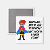 Aimant Anxiété Girl! (Recto/Verso)
