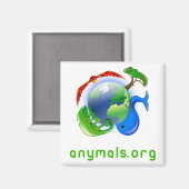Aimant anymals.org (Recto/Verso)