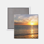 Aimant Août de l'aimant du coucher de soleil (Recto/Verso)