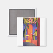 Aimant Août Macke - Café turc 1914 Café Türkisches (Recto/Verso)