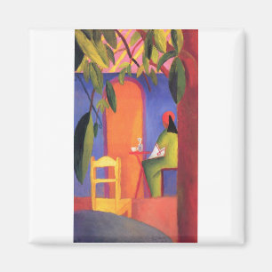 Aimant Août Macke - Café turc 1914 Café Türkisches