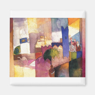 Aimant Août Macke - Kairouan (III) 1914 Aquarelle