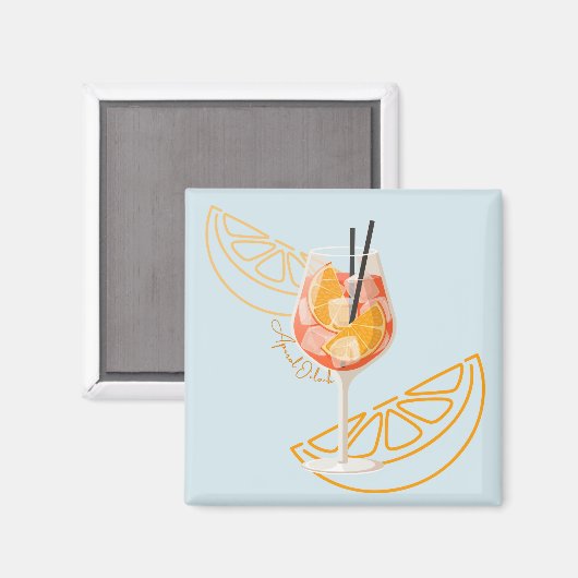 Aimant Aperol O'Clock (Recto/Verso)