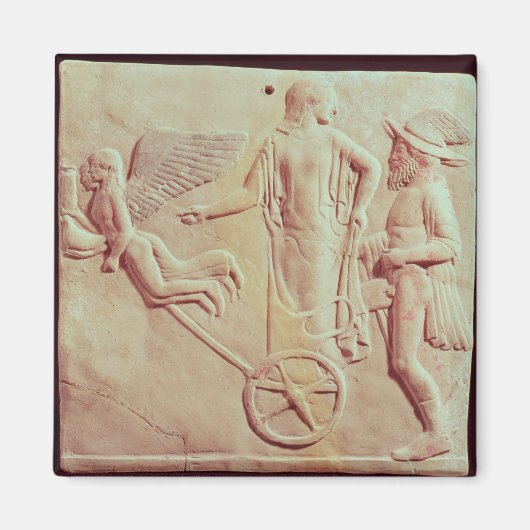 Aimant Aphrodite et Hermes sur un char (Devant)