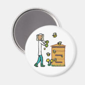 Aimant Apiculture (Recto/Verso)