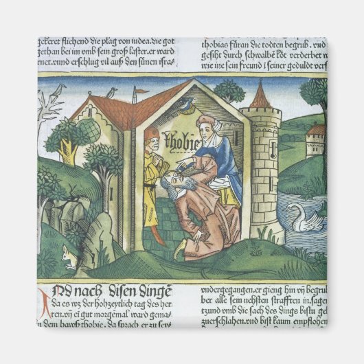 Aimant Apocrypha : Le Tobit est aveuglé par les gouttes d (Devant)