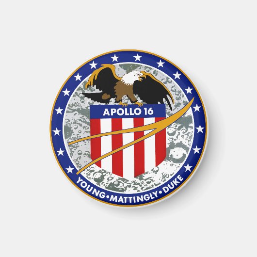 Aimant Apollo 16 : L'avant-dernier vol (Devant)