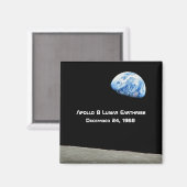 Aimant Apollo 8 Lunar Earthrise 50e Anniversaire (Recto/Verso)