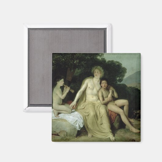 Aimant Apollo avec Hyacinthus et Cyparissus (Recto/Verso)