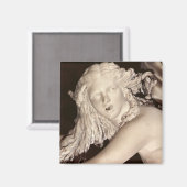 Aimant Apollo et Daphne, détail de la tête de Daphné (Recto/Verso)