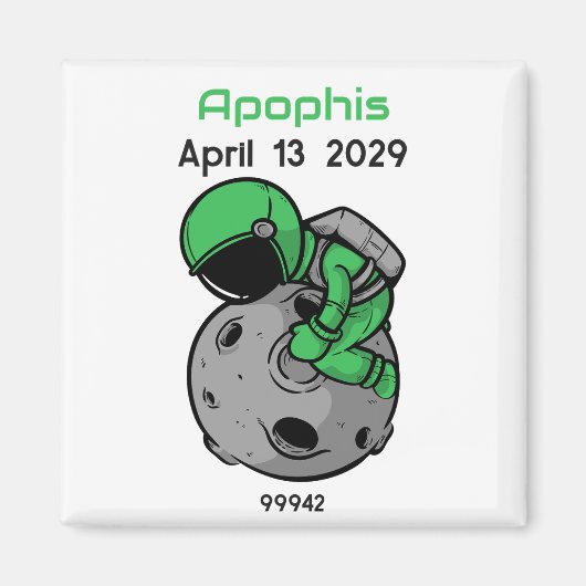 Aimant Apophis 13 avril 2029 Astronaut (Devant)