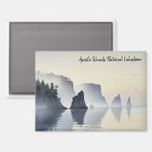 Aimant Apostles Îles Nationales Lakeshore Aquarelle (Recto/Verso)