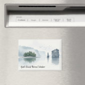 Aimant Apostles Îles Nationales Lakeshore Aquarelle (In Situ (Lave-vaisselle))