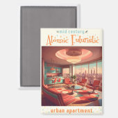 Aimant Appartement Urbain Futuriste Atomique (Recto/Verso)
