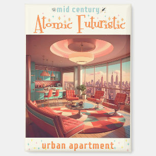 Aimant Appartement Urbain Futuriste Atomique