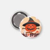 Aimant Appel de l'Esprit d'Halloween (Recto/Verso)