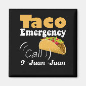 Aimant Appel d'urgence Taco 9 Juan Juan (Devant)