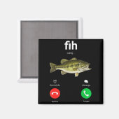 Aimant Appel Fih Déclin Accepter Appel Téléphonique Drôle (Recto/Verso)