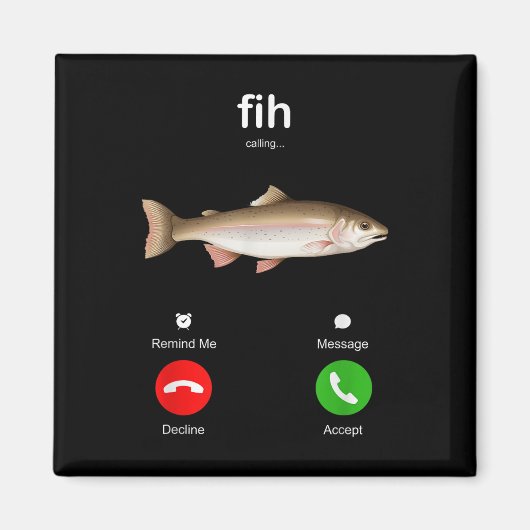 Aimant Appel Fih Me Rappeler Message Refuser Accepter Tél (Devant)